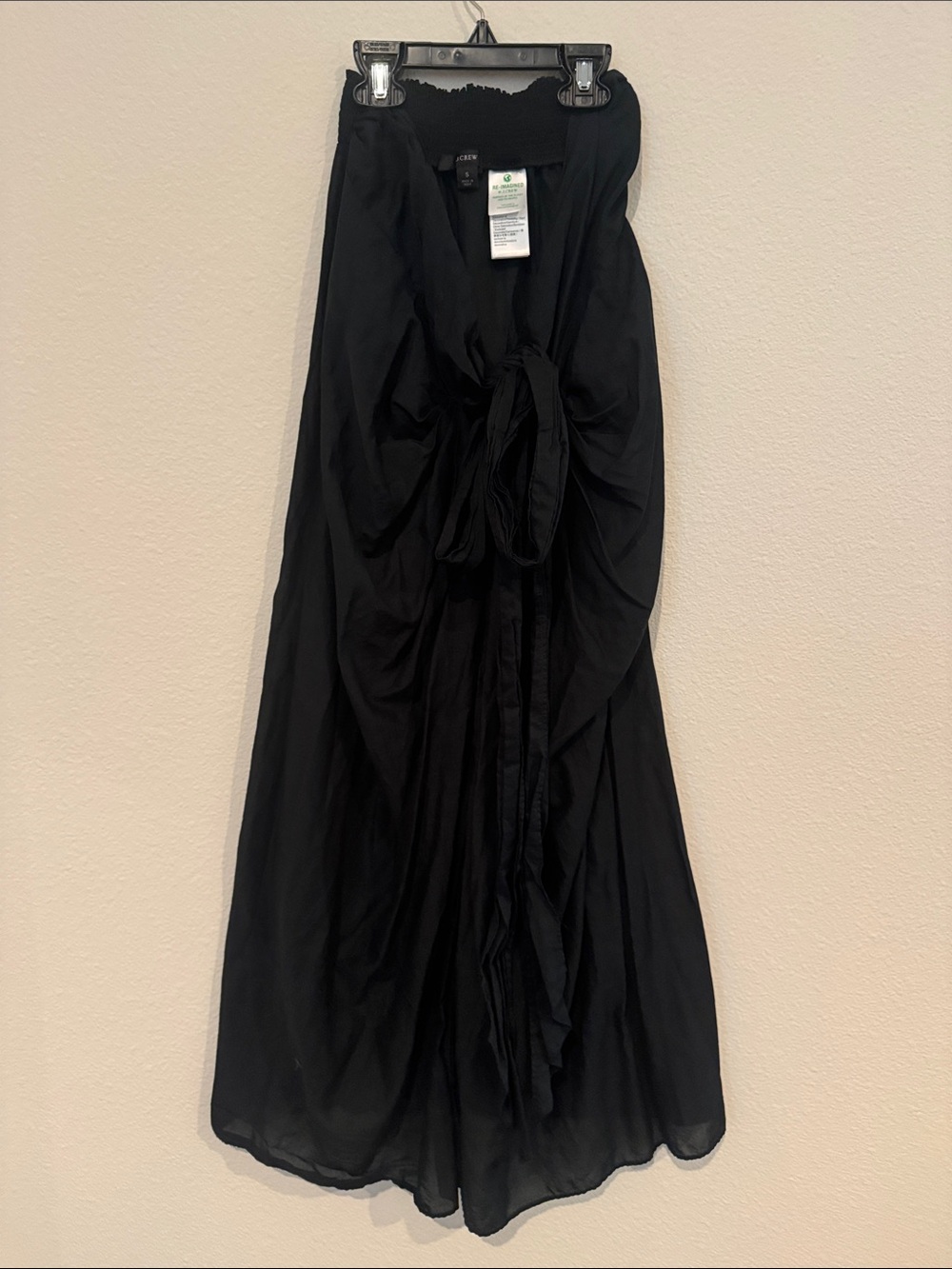 J Crew navy blue swim cover up or strapless dress.